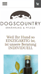 Mobile Screenshot of dogs-country.de